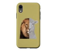 Custodia per iPhone XR Il leone e l'agnello