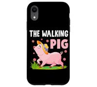 Custodia per iPhone XR Il maiale che cammin