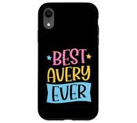 Custodia per iPhone XR Il miglior nome personalizzato Avery Ever Matching