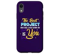 Custodia per iPhone XR Il miglior progetto su cui lavorerai sei tu