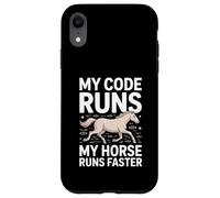 Custodia per iPhone XR Il mio codice funziona Il mio cavallo corre più veloce programmatore