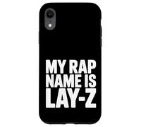 Custodia per iPhone XR Il mio nome rap è Lay-Z Divertente Rapper pigro Pun Humor