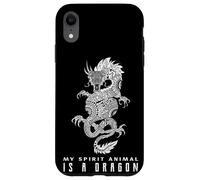 Custodia per iPhone XR Il mio spirito animale è un drago