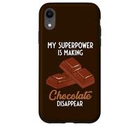 Custodia per iPhone XR Il mio superpotere sta facendo sparire il cioccolato
