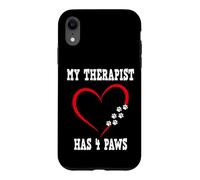 Custodia per iPhone XR Il mio terapeuta ha 4 zampe, proprietario del cane