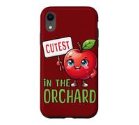 Custodia per iPhone XR Il più carino nel raccoglitore di mele del frutteto ama la raccolta di mele dei bambini