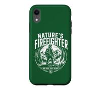 Custodia per iPhone XR Il pompiere eroe della lotta agli incendi boschivi di Wildland Nature