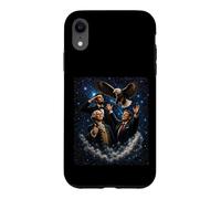 Custodia per iPhone XR Il presidente americano Lincoln Washington Reagan Patriotic Eagle