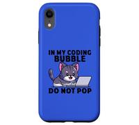 Custodia per iPhone XR Il programmatore Cat Whisperer nella mia bolla di codifica