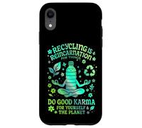 Custodia per iPhone XR Il riciclaggio è la reincarnazione delle cose - Camicia verde Eco Karma