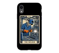 Custodia per iPhone XR Il Saldatore Tarocchi Scheletro Saldatura Metal Worker Job