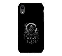Custodia per iPhone XR Il silenzio è la lama Samurai Monaco Zen Warrior
