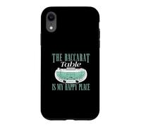 Custodia per iPhone XR Il tavolo del Baccarat è il mio posto felice Giocatori di Baccarat divertenti