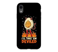 Custodia per iPhone XR I'll Take TheM Deviled Egg Buon Ringraziamento in autunno