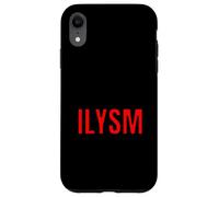 Custodia per iPhone XR ILYSM Retro 80s Text Slang Significativo Design Minimale