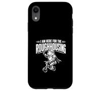 Custodia per iPhone XR I'm Here For The Roughhousing Funny Capybara Knight Rides
