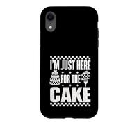 Custodia per iPhone XR Im Just Here For The Cake Divertente ospite di nozze
