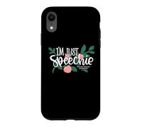 Custodia per iPhone XR Im Just Speechie Patologo Linguoterapia Pesche