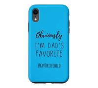 Custodia per iPhone XR I'm My Dad's Favorite Funny Daughter-Son Child Gift