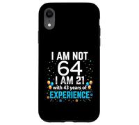 Custodia per iPhone XR I'm Not 64th Birthday Funny 64 Anni Scherzo Bday Humor