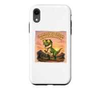 Custodia per iPhone XR I'm Ready to Crush Kindergarten Dinosaur Boy First Day Kid