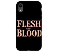 Custodia per iPhone XR Impressionante Carne e Sangue Logo Discorso