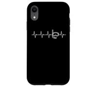 Custodia per iPhone XR Impulso di snorkeling del battito cardiaco ECG con subacqueo della maschera di immersione subacquea