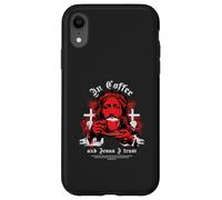 Custodia per iPhone XR In Coffee and Jesus I Trust Amato Caffè Chiesa