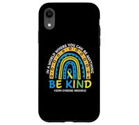 Custodia per iPhone XR In October We Wear Blue Yellow Kind Down Syndrome Awareness