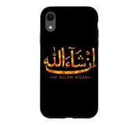 Custodia per iPhone XR In Sha Allah Se Allah vuole Corano Islam Calligrafia Musulmano