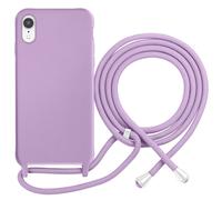 Custodia per iPhone XR in TPU Premium Color Lace con cordino da collo - Nouvo