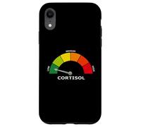 Custodia per iPhone XR Indicatore di cortisolo basso Divertente Biologia Psicologia e benessere