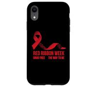Custodia per iPhone XR Indossiamo la consapevolezza della settimana del nastro rosso rosso ottobre senza droghe