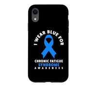 Custodia per iPhone XR Indosso il blu per la consapevolezza della sindrome da stanchezza cronica