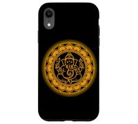Custodia per iPhone XR Indù Ganesh Puja Elefante Dio India Méditation Yoga Murti