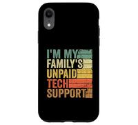 Custodia per iPhone XR Ingegnere del software IT Guy Sono il supporto tecnico non pagato della mia famiglia