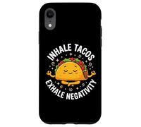 Custodia per iPhone XR Inhale Tacos Exhale Negativity
