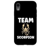 Custodia per iPhone XR Insect Scorpion animals arachnids simple team Scorpion