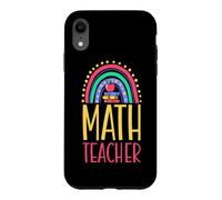 Custodia per iPhone XR Insegnante di matematica Bohemian Rainbow Estetica sana