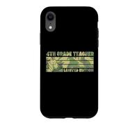 Custodia per iPhone XR Insegnante di quarta elementare Edizione Limitata Retro 70s Style Teacher