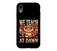 Custodia per iPhone XR Insegniamo All'alba Axolotl Insegnante