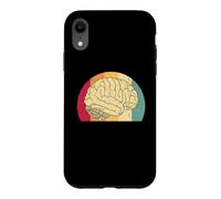 Custodia per iPhone XR Intelligenza Cervello Pensiero Psiche Scienza Retro Vintage