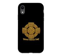 Custodia per iPhone XR Intrecciato nel tempo nodo decorativo a croce alta