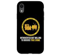 Custodia per iPhone XR Introverso ma disposto a discutere del vero crimine