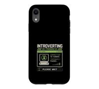 Custodia per iPhone XR Introverting in Progress Design Retrò Computer