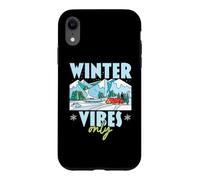 Custodia per iPhone XR Inverno Vibes Solo Neve Neve Clima Ghiaccio Stagione fredda