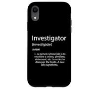 Custodia per iPhone XR Investigator Definition Federal Private Investigation