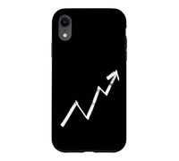 Custodia per iPhone XR Investor design con grafico azionario per day trader