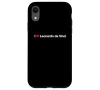 Custodia per iPhone XR Io amo Leonardo da Vinci