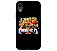 Custodia per iPhone XR Io sono 12 E Digging It Boys 12 ° compleanno camion da costruzione
